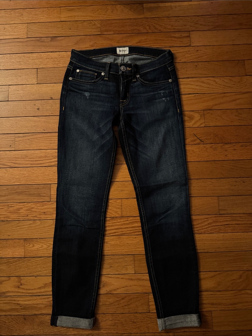 Hudson Jeans Women's Dark Indigo Skinny Jeans